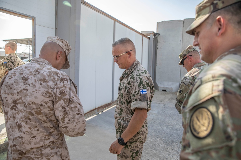 CENTCOM Senior Enlisted Leader Visits Erbil Air Base