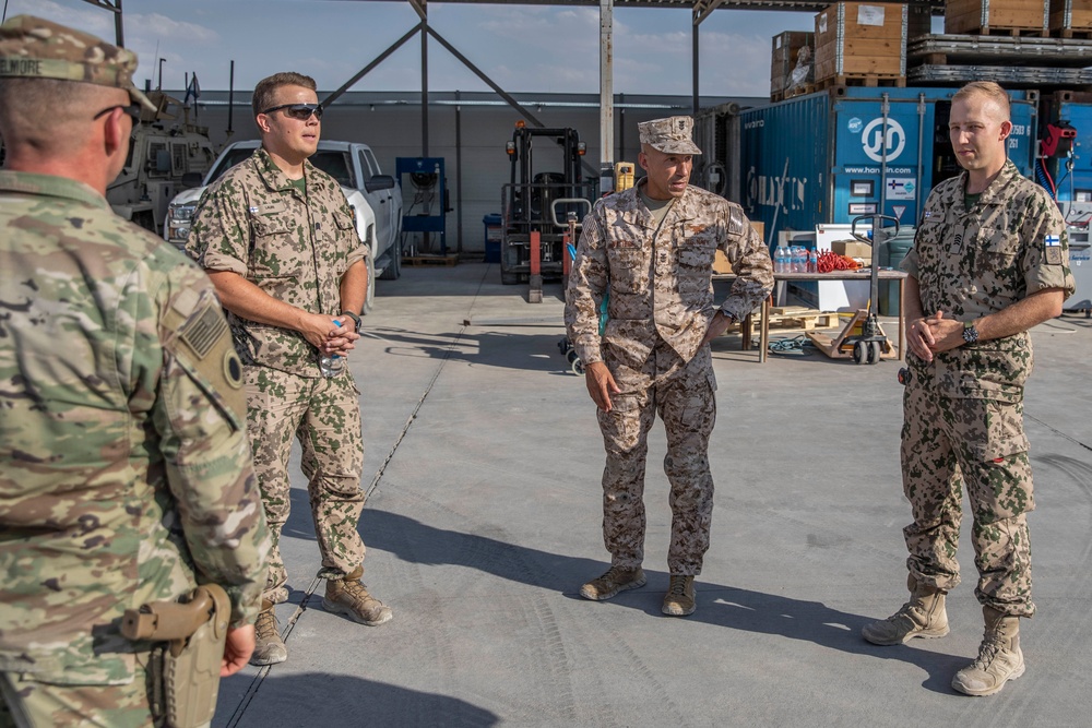 CENTCOM Senior Enlisted Leader Visits Erbil Air Base