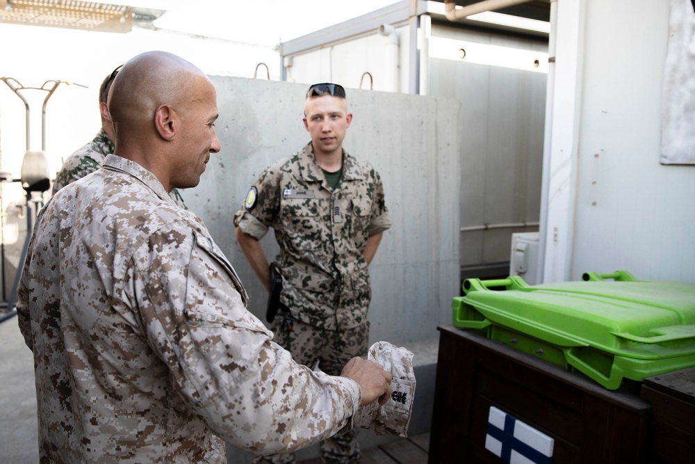 CENTCOM Senior Enlisted Leader Visits Erbil Air Base