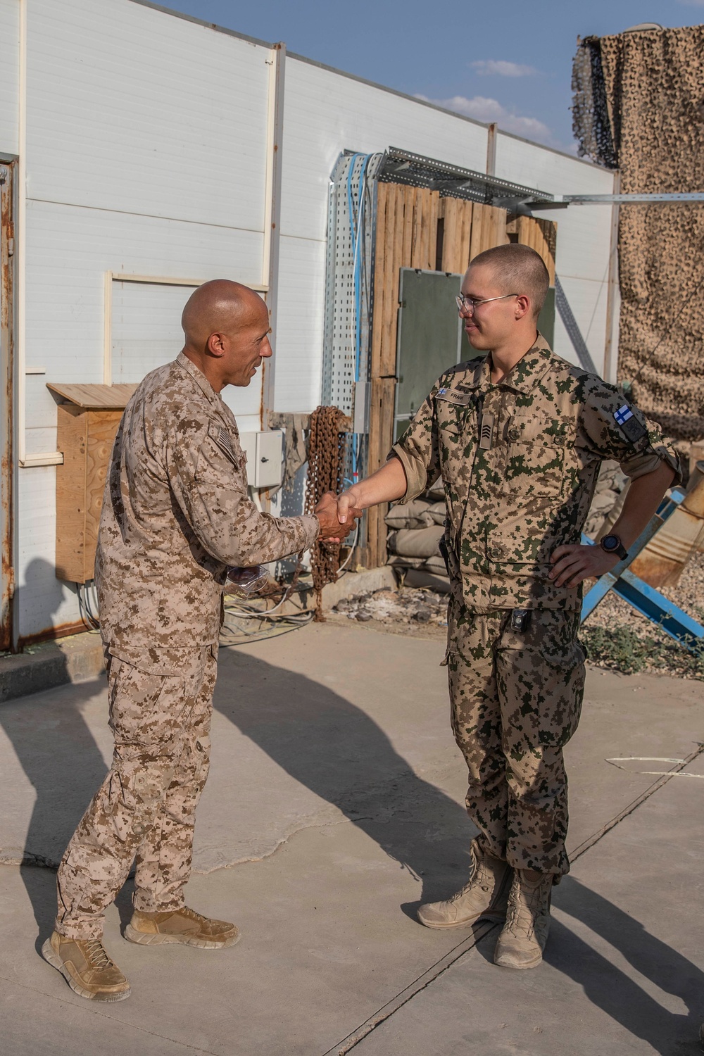 CENTCOM Senior Enlisted Leader Visits Erbil Air Base