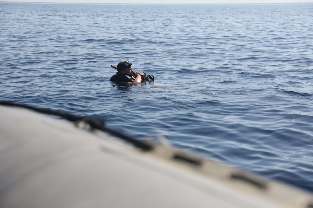 USS Paul Ignatius Adriatic Sea Swim Call