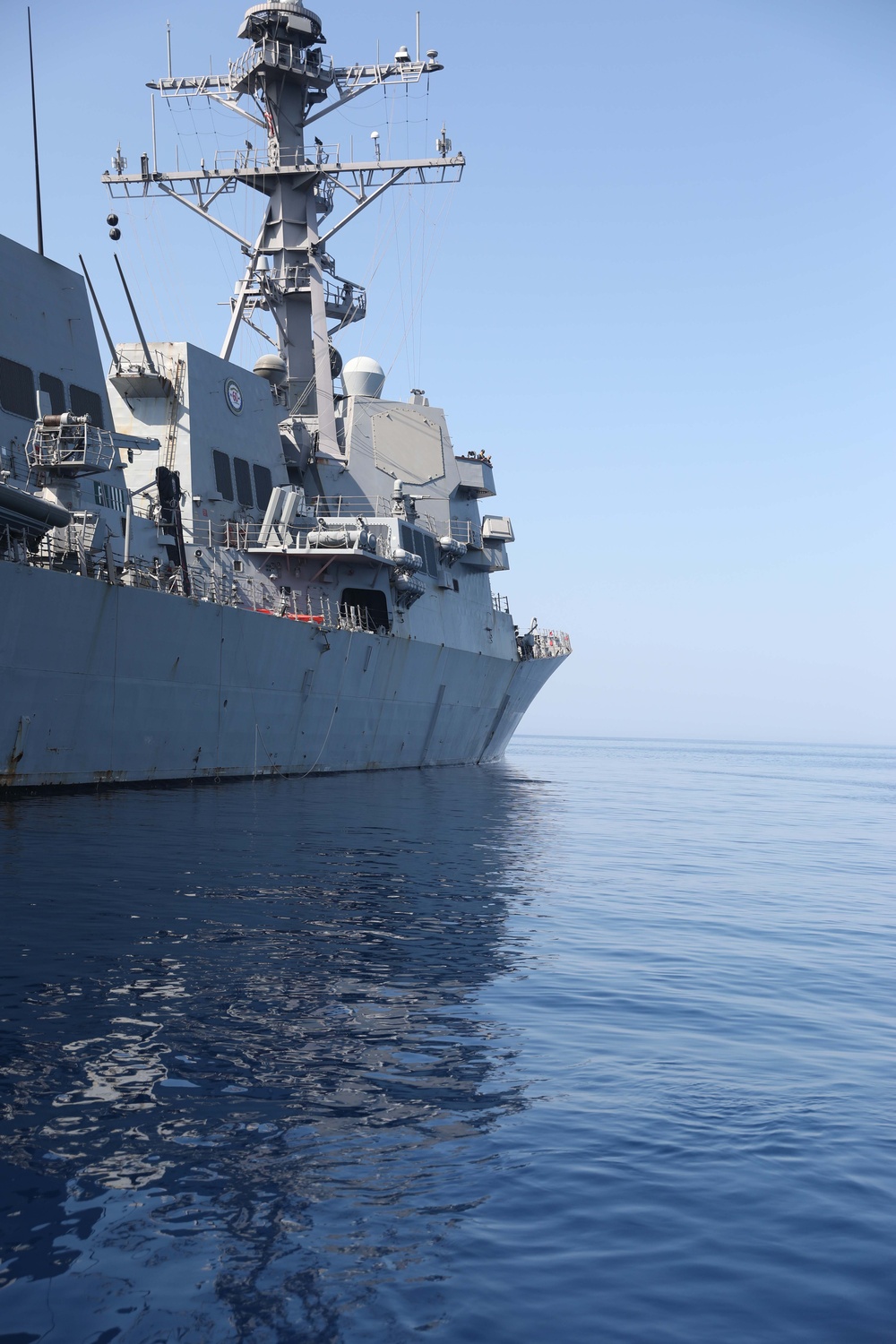 USS Paul Ignatius Adriatic Sea Swim Call
