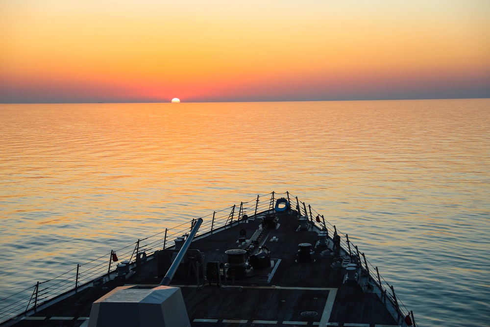 USS Paul Ignatius Sails Adriatic Sea