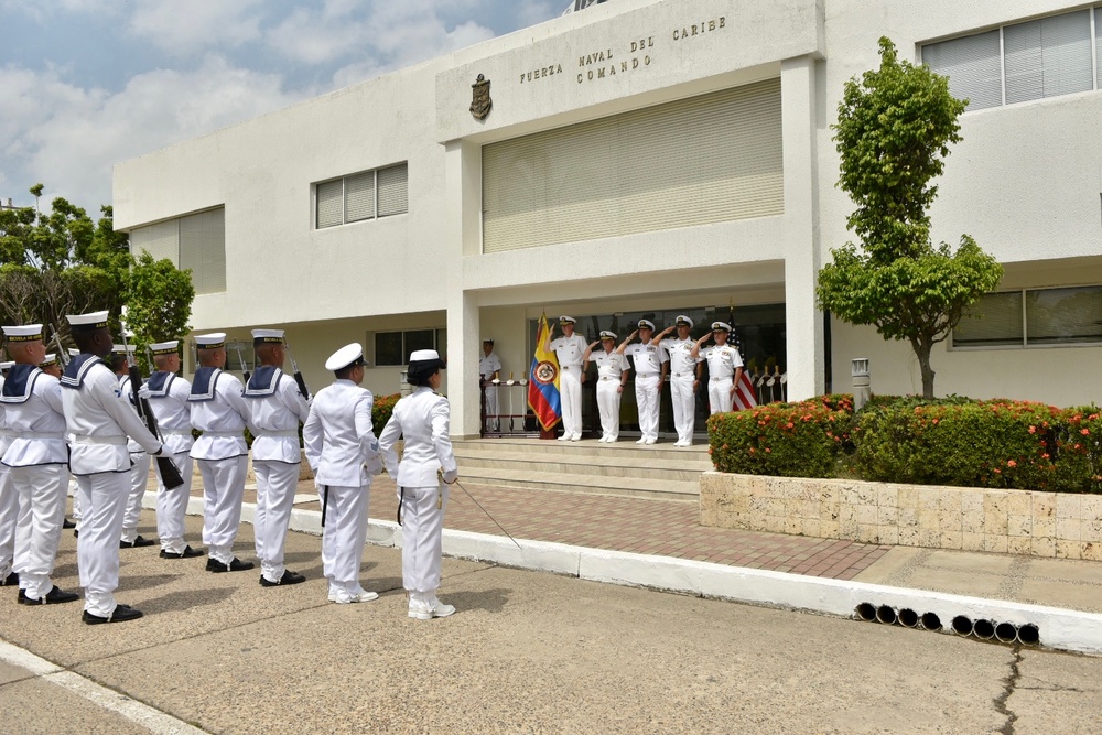 CNO visits Colombia for UNITAS