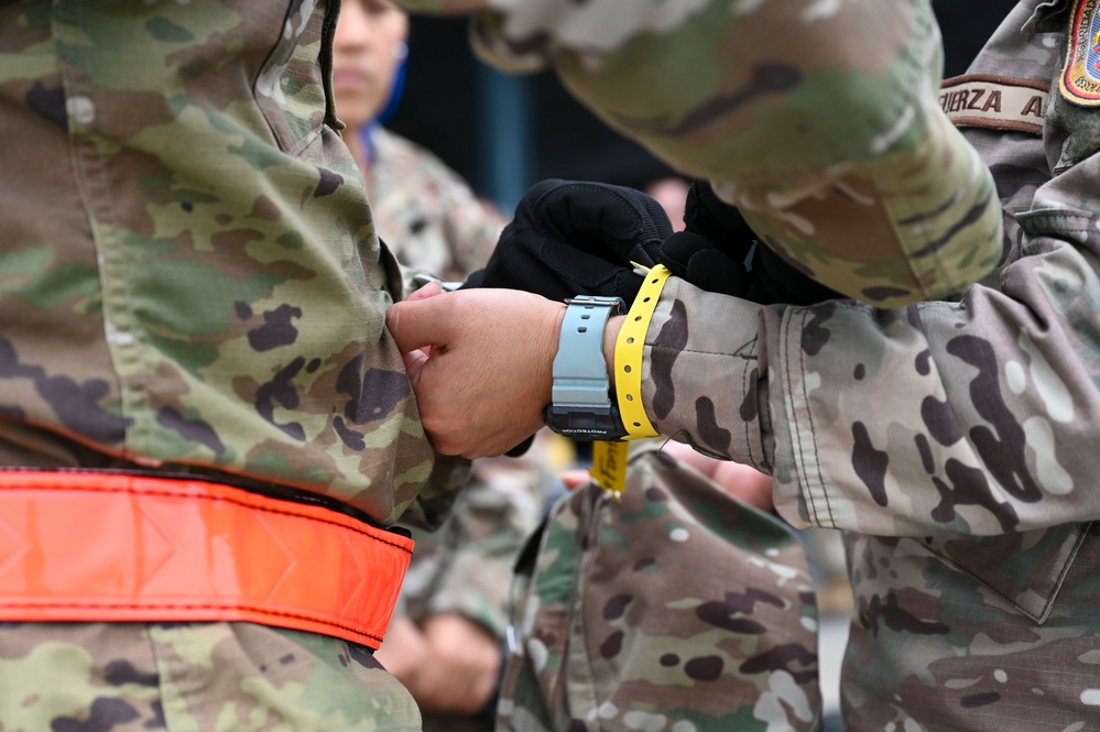 Reservists train for aeromedical evacuation in Lima, Peru