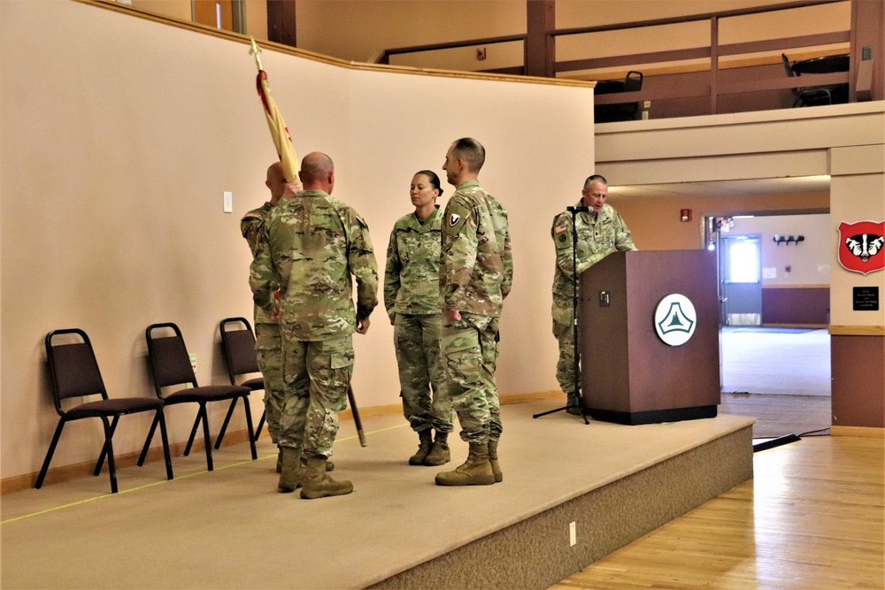 New Fort McCoy Garrison CSM takes charge during change-of-responsibility ceremony at installation