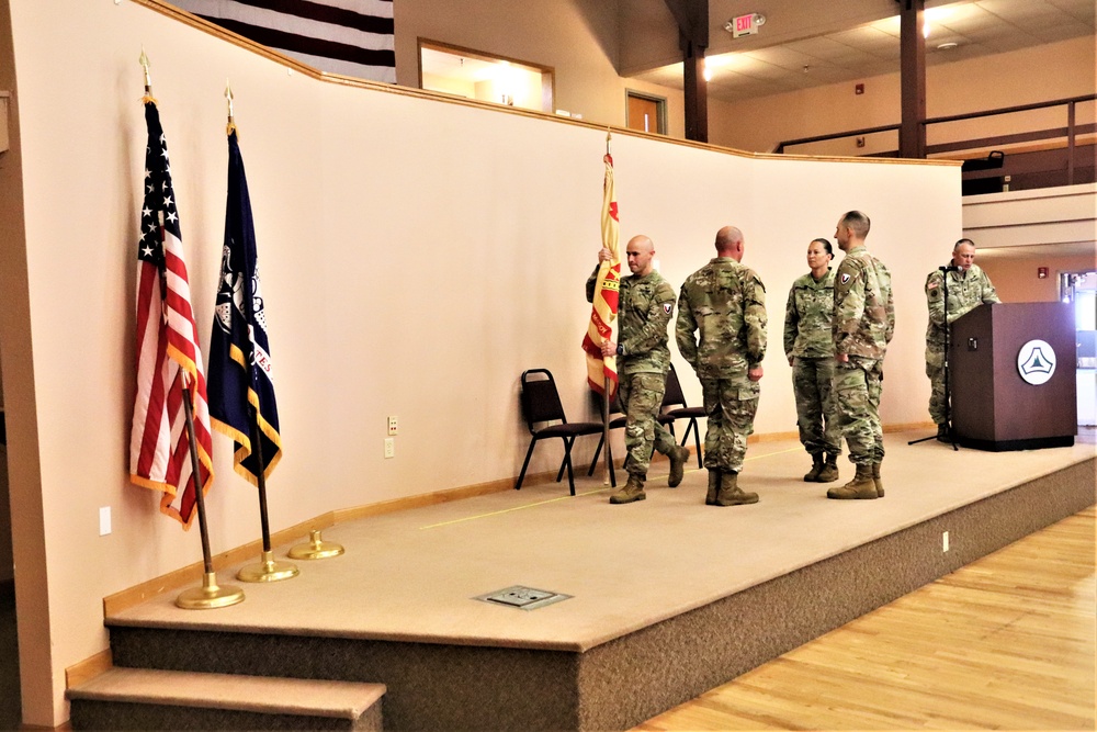 New Fort McCoy Garrison CSM takes charge during change-of-responsibility ceremony at installation