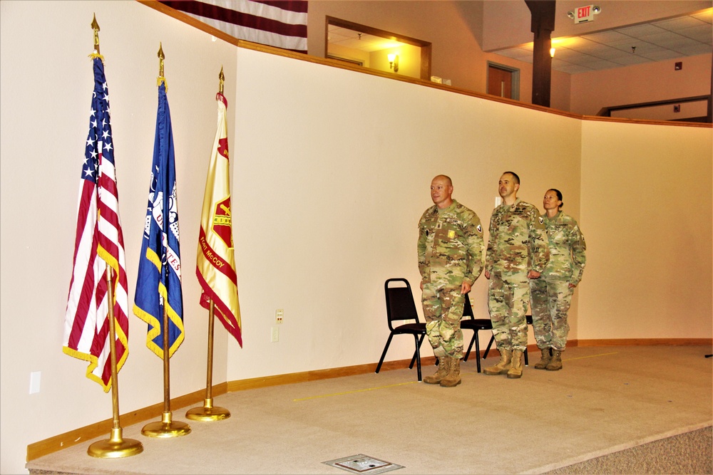 New Fort McCoy Garrison CSM takes charge during change-of-responsibility ceremony at installation