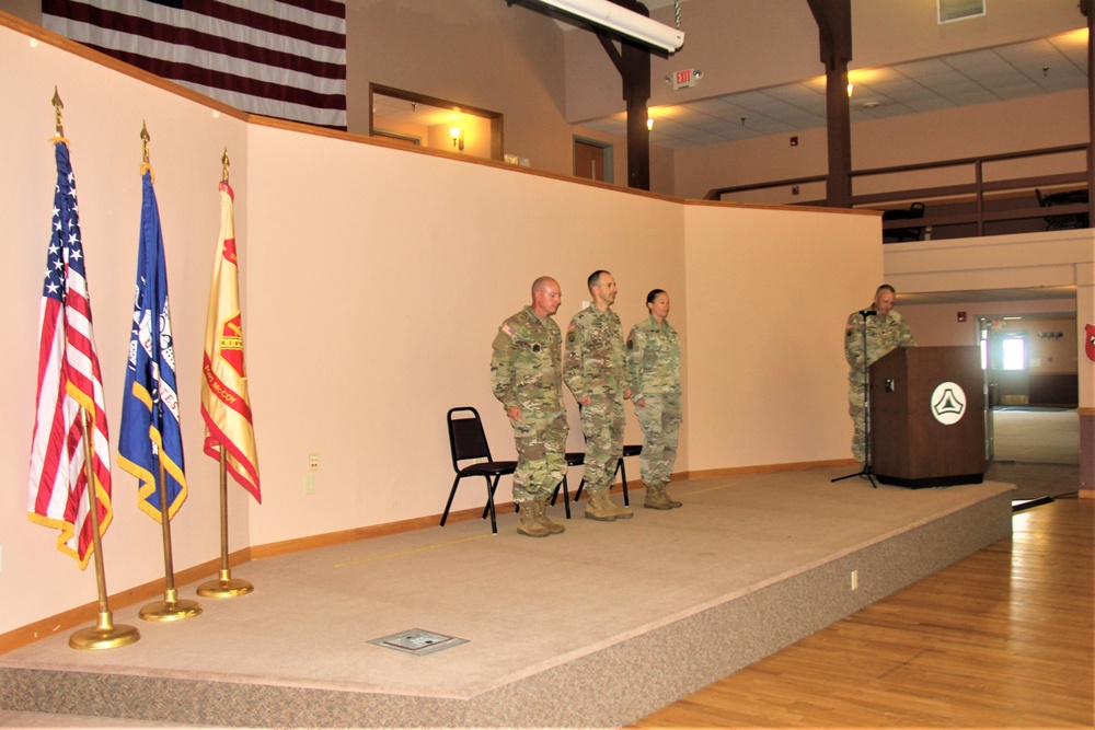 New Fort McCoy Garrison CSM takes charge during change-of-responsibility ceremony at installation