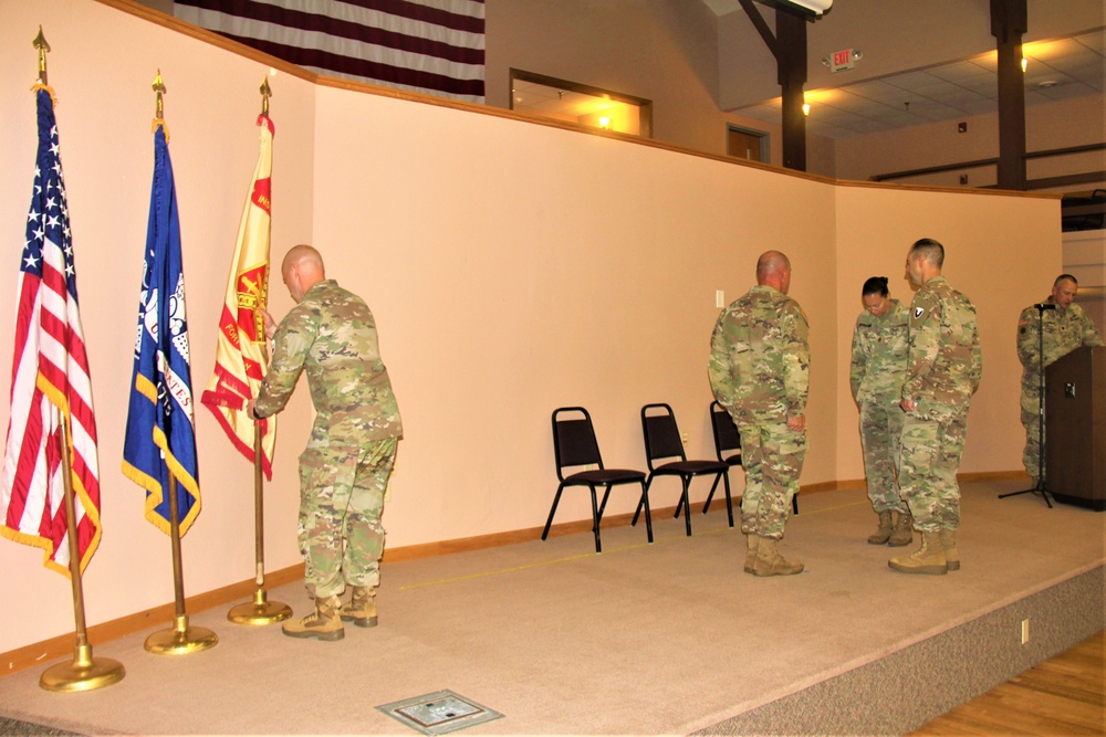 New Fort McCoy Garrison CSM takes charge during change-of-responsibility ceremony at installation