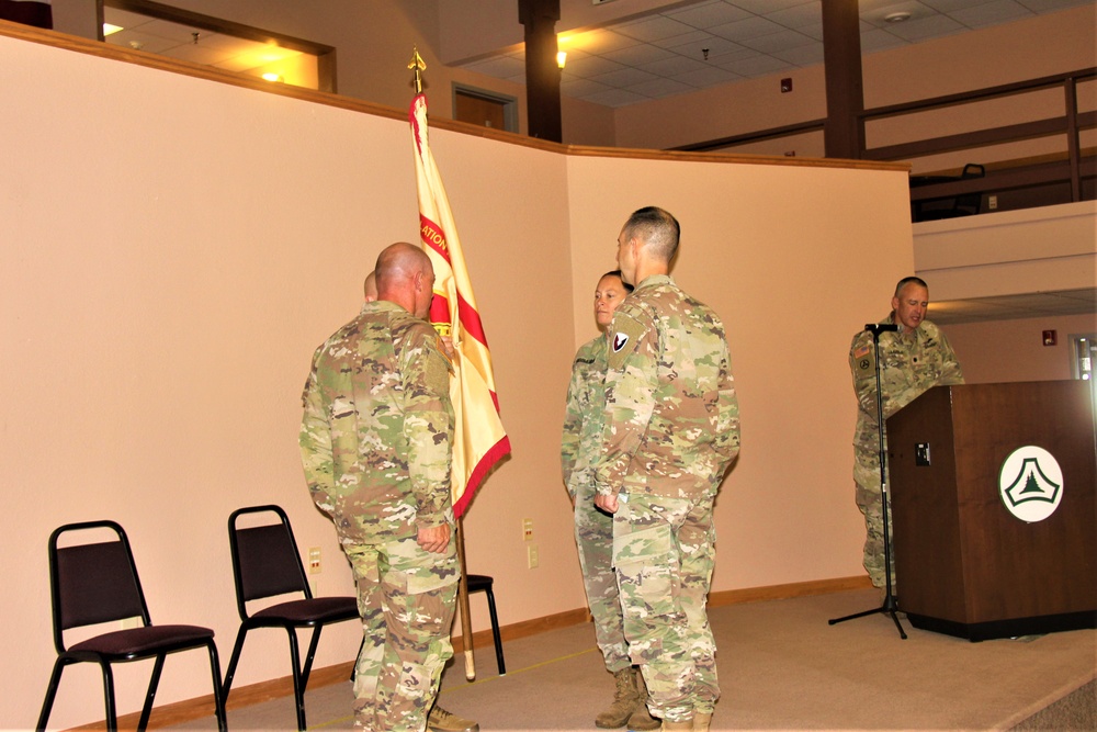 New Fort McCoy Garrison CSM takes charge during change-of-responsibility ceremony at installation