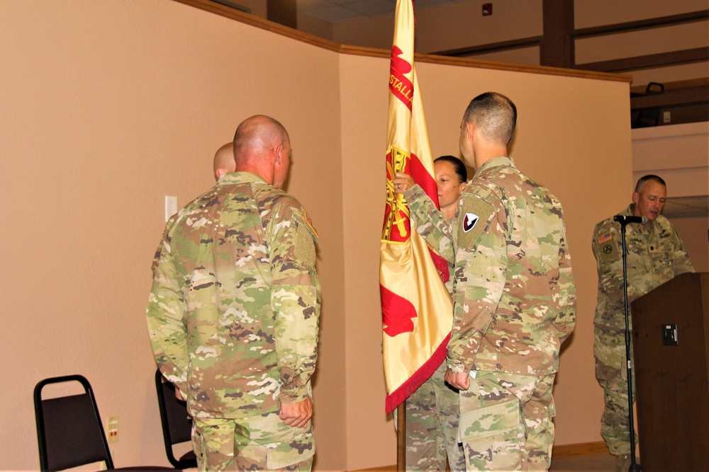 New Fort McCoy Garrison CSM takes charge during change-of-responsibility ceremony at installation