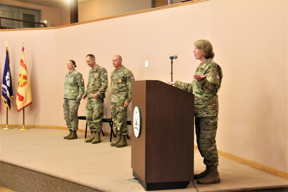 New Fort McCoy Garrison CSM takes charge during change-of-responsibility ceremony at installation