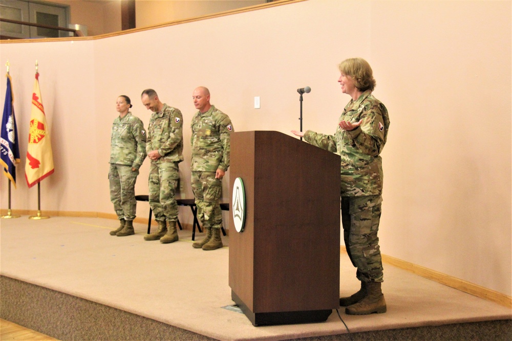 New Fort McCoy Garrison CSM takes charge during change-of-responsibility ceremony at installation