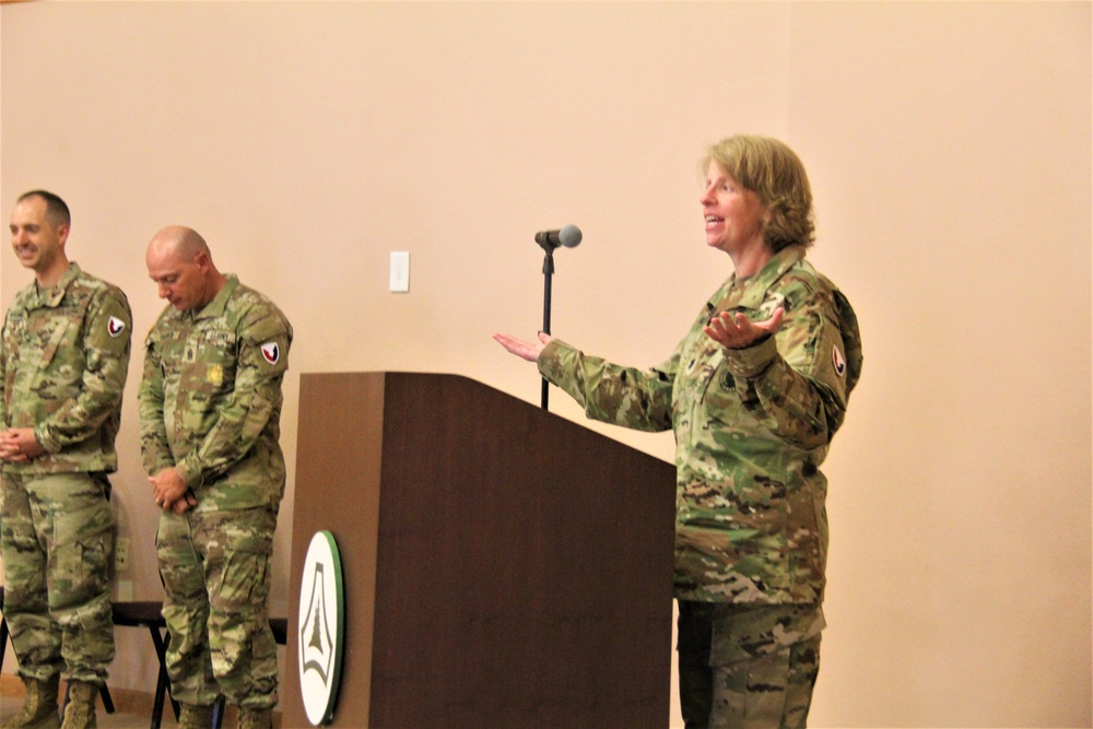 New Fort McCoy Garrison CSM takes charge during change-of-responsibility ceremony at installation