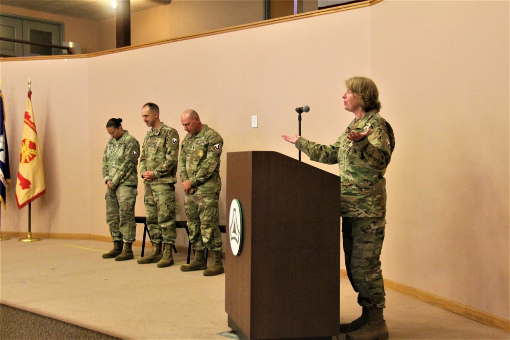 New Fort McCoy Garrison CSM takes charge during change-of-responsibility ceremony at installation