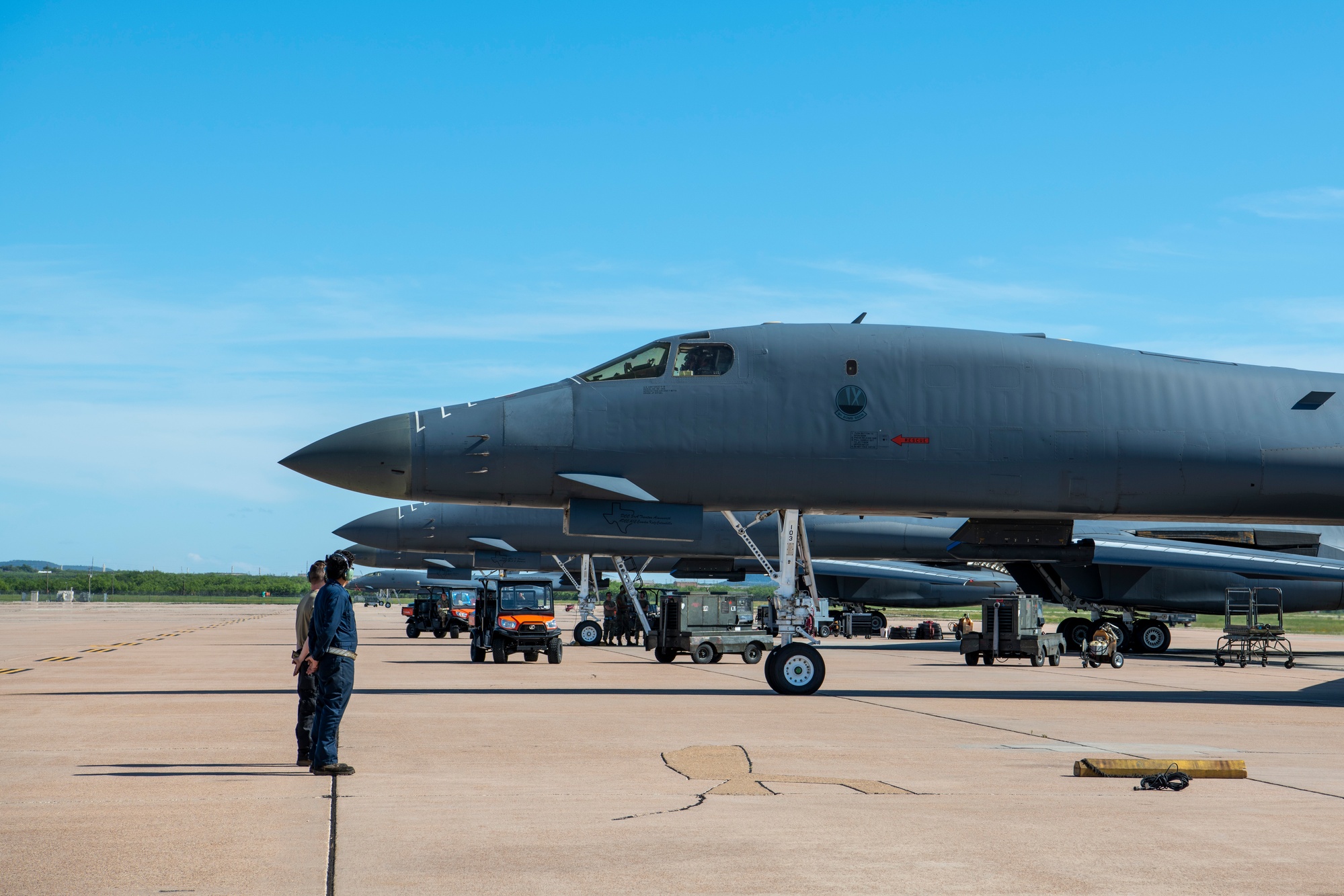 DVIDS - Images - B-1B Lancers depart for Bomber Task Force