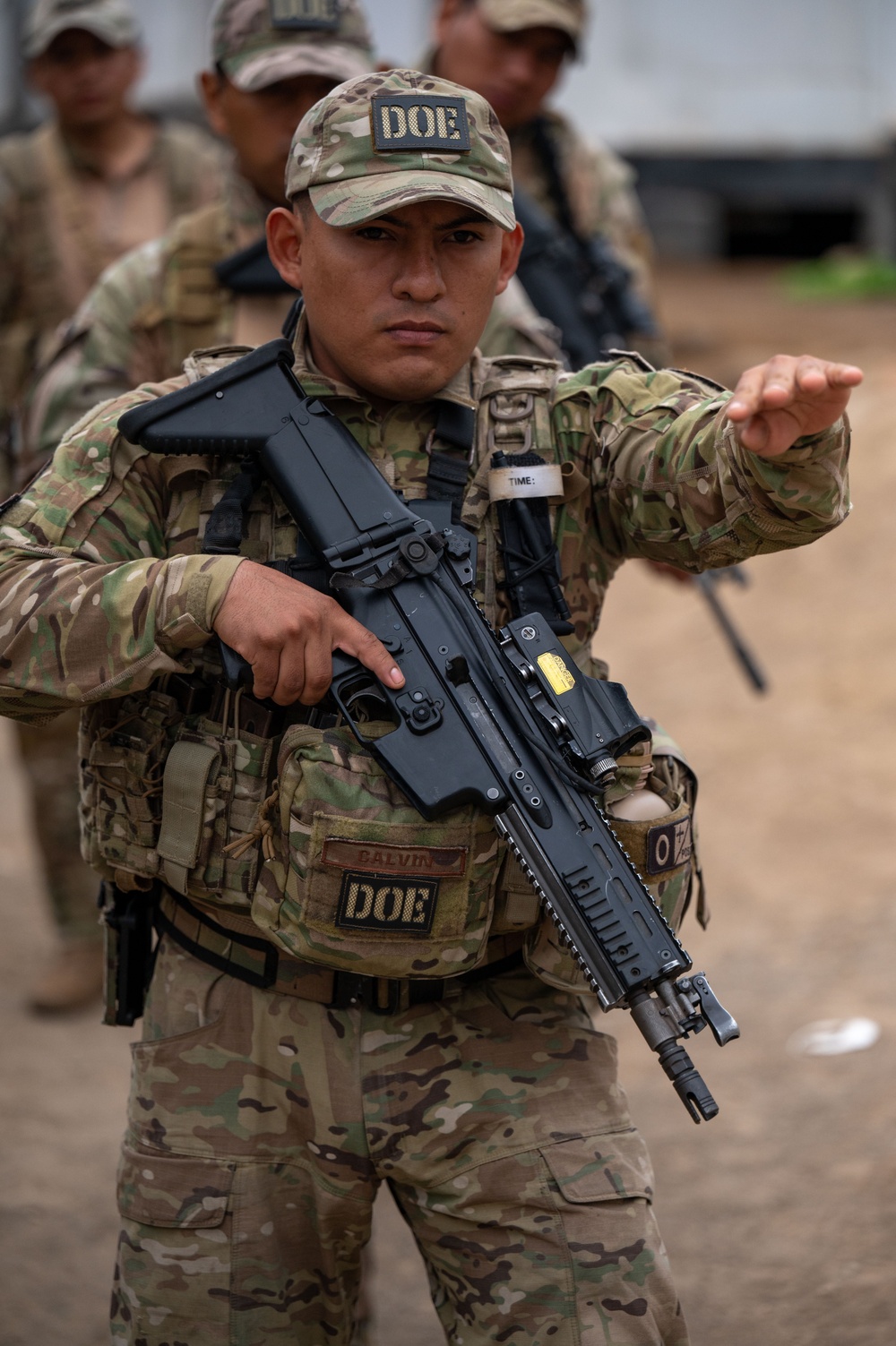 U.S. Army Soldiers Train Peruvian Special Forces in Patroling and Military Free Fall.