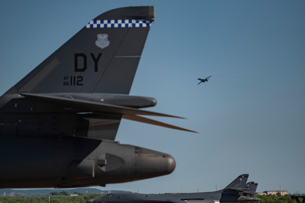 B-1B Lancers depart for Bomber Task Force missions in USAFE