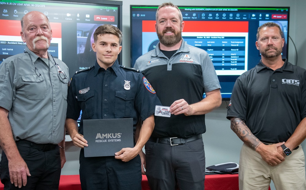 Eglin Fire and Emergency Services Airmen receive award