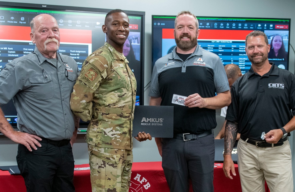 Eglin Fire and Emergency Services Airmen receive award