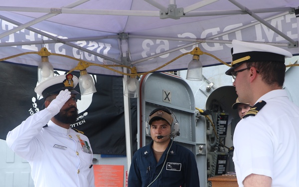 USS Stethem Joint Operations with Indian Navy