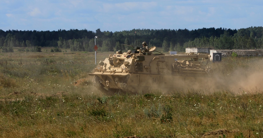 1-9 Cavalry conducts mounted machine gun qualification