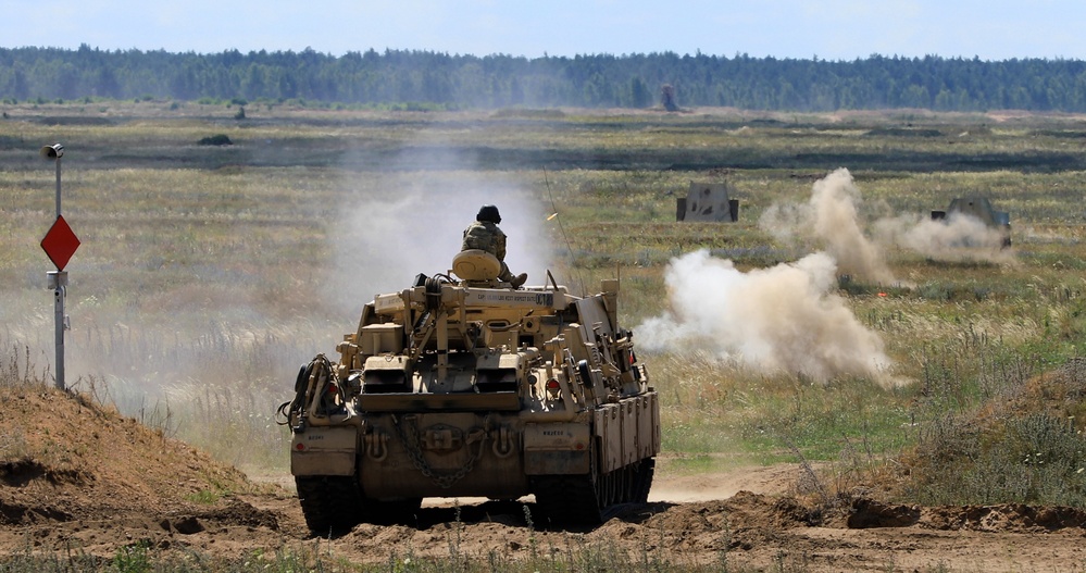 1-9 Cavalry conducts mounted machine gun qualification