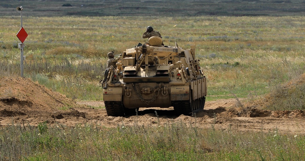 1-9 Cavalry conducts mounted machine gun qualification