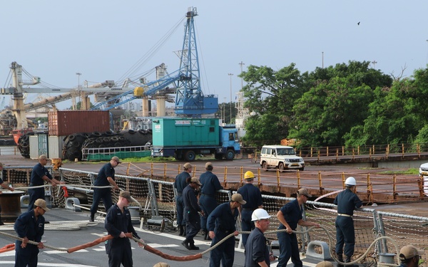 USS Stethem Joint Operations with Indian Navy