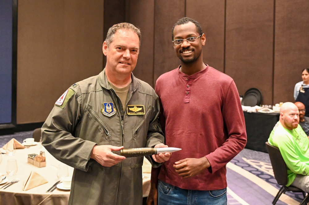 64th AEW commander recognizes outstanding performers at informal commander's calls