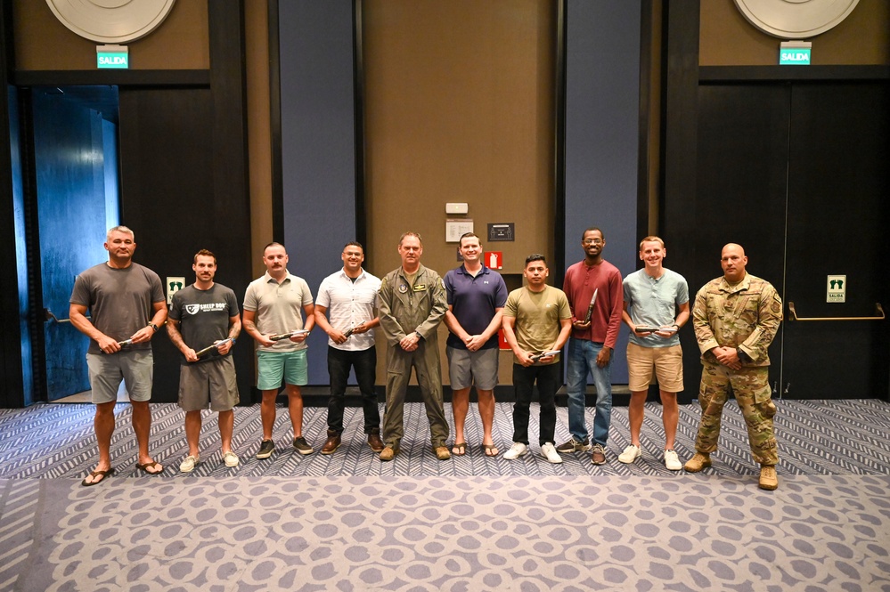 64th AEW commander recognizes outstanding performers at informal commander's calls