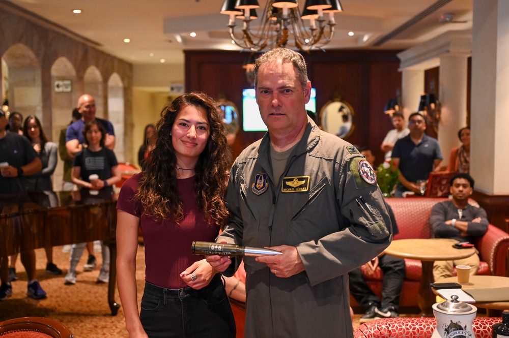 64th AEW commander recognizes outstanding performers at informal commander's calls