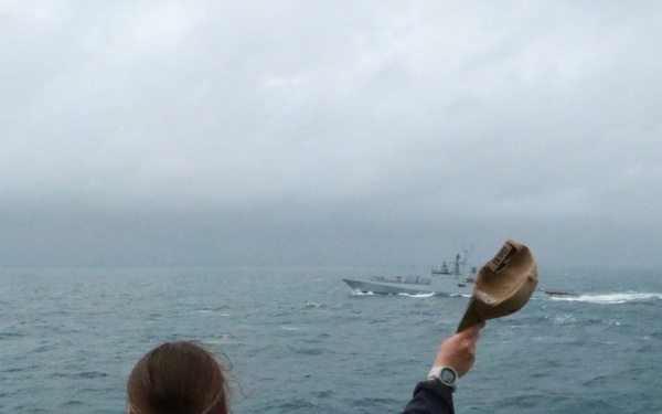 USS Stethem Joint Operations with Indian Navy