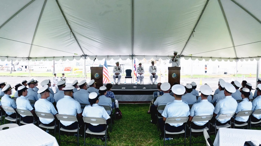 Lt. Cmdr. Blinsky delivers remarks