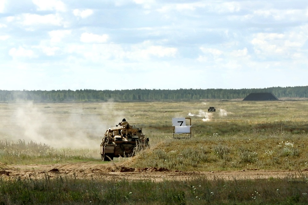 1-9 Cavalry conducts mounted machine gun qualification