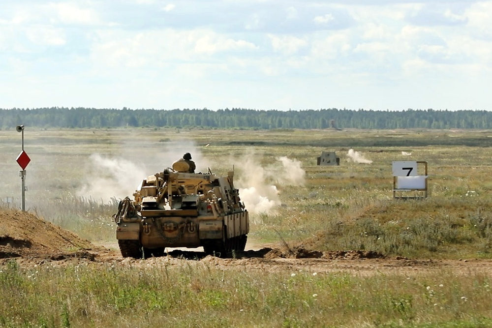 DVIDS - Images - 1-9 Cavalry conducts mounted machine gun qualification ...