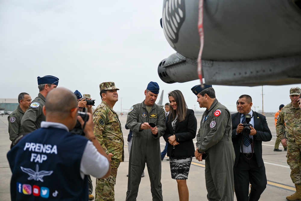 U.S. and Peruvian forces celebrate partnership during RS23 distinguished visitor day