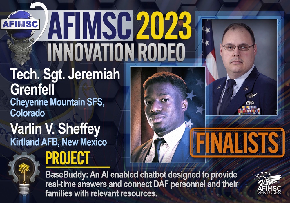 AFIMSC 2023 Innovation Rodeo Spotlight - Sheffey &amp; Grenfell
