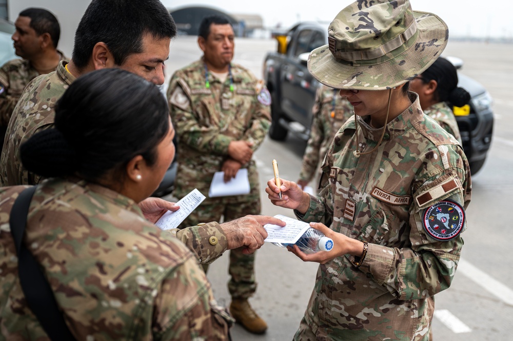Air Force Reserve Aeromedical Train In Peru