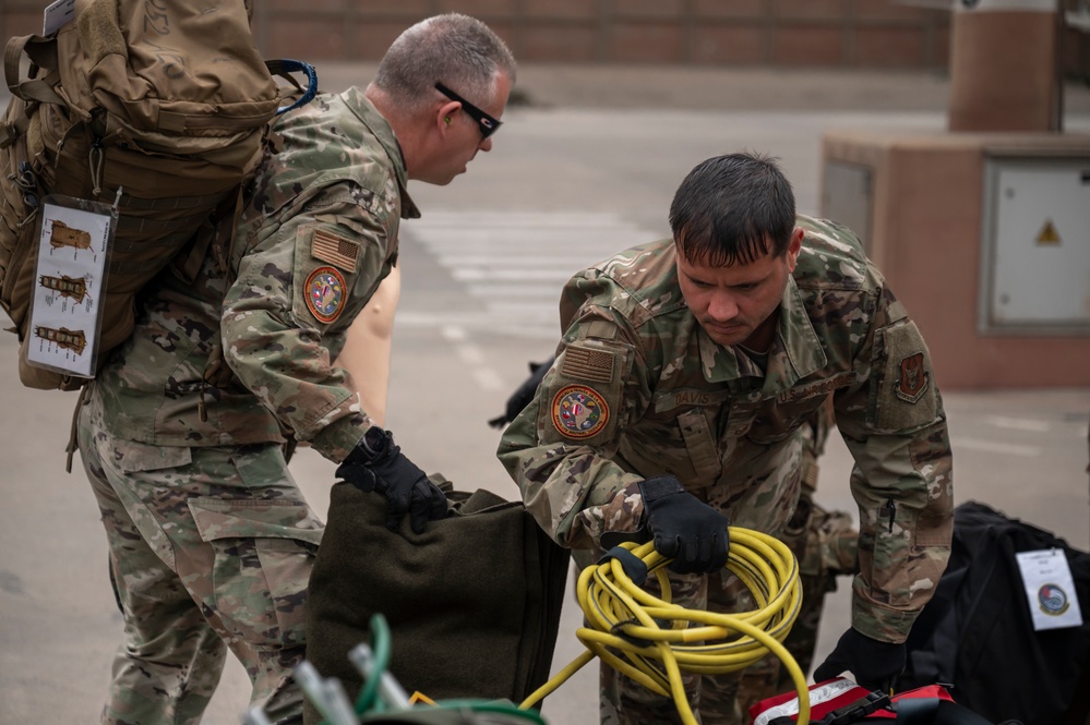 Air Force Reserve Aeromedical Train In Peru