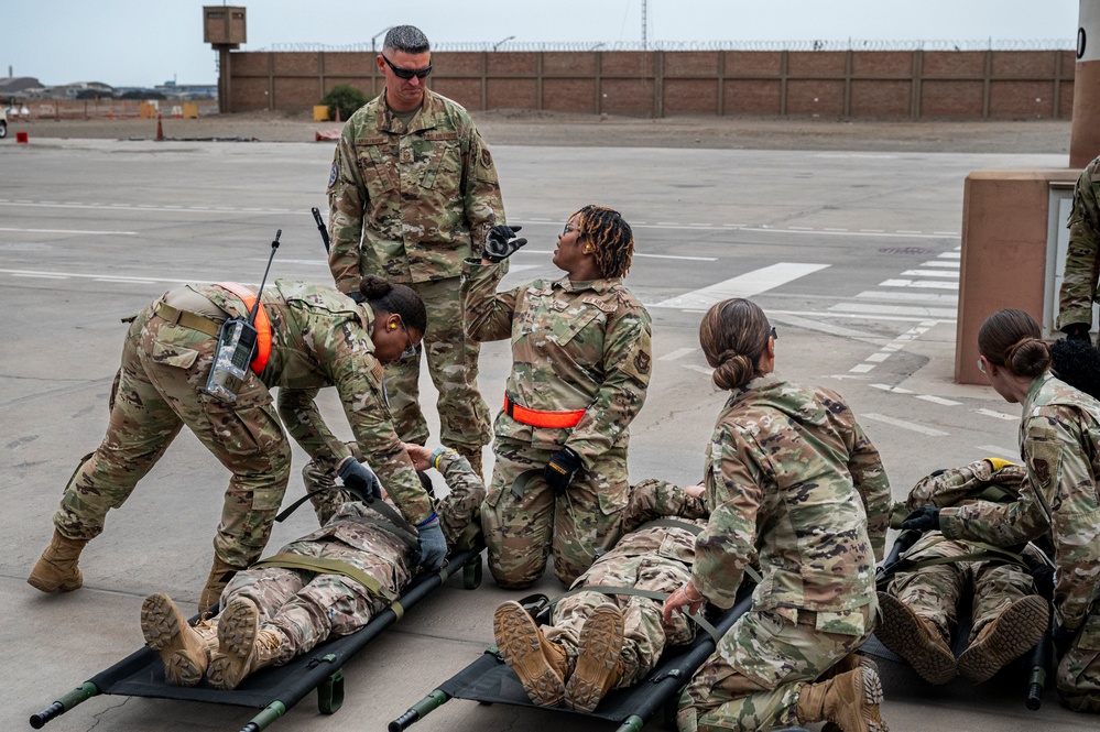 Air Force Reserve Aeromedical Train In Peru