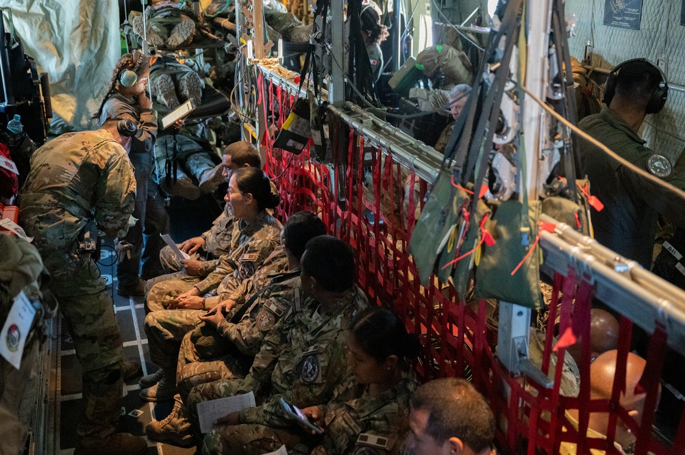 Air Force Reserve Aeromedical Train In Peru
