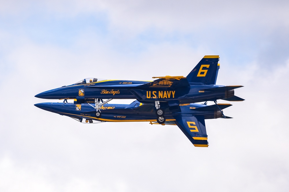 Blue Angels Perform at the Wings Over Wayne Air Show.