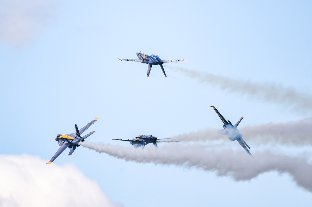 Blue Angels Perform at the Wings Over Wayne Air Show.