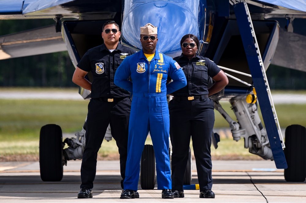 Blue Angels Perform at the Wings Over Wayne Air Show.