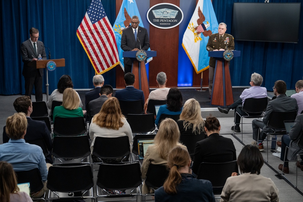 Secretary Austin, CJCS Milley host joint press conference