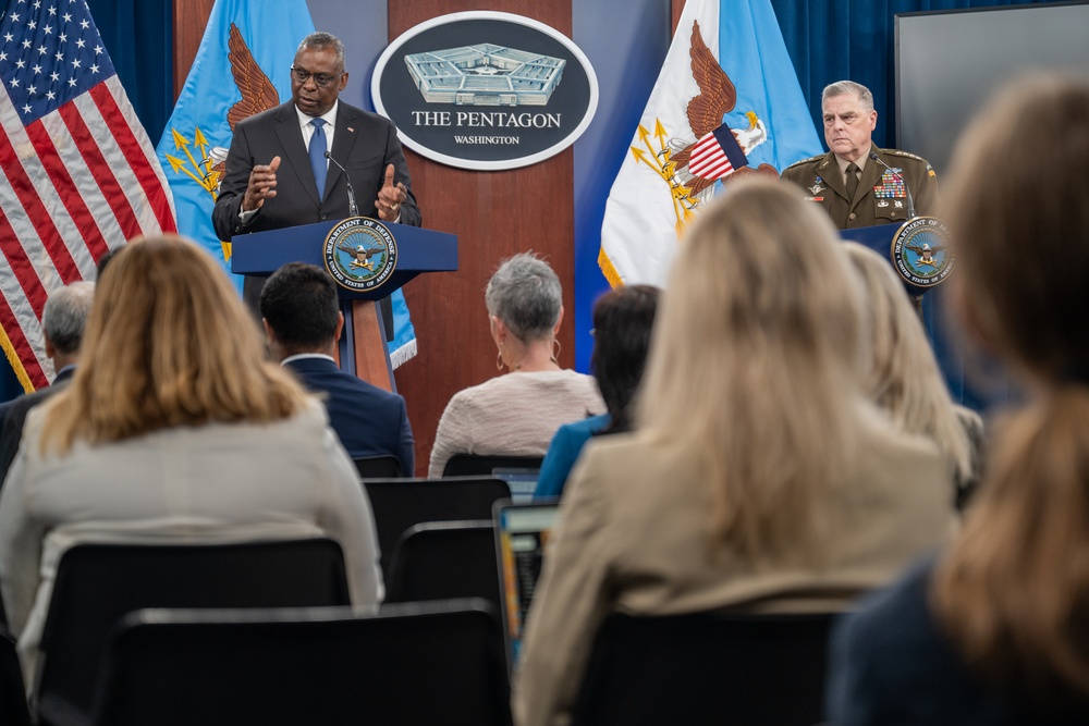 Secretary Austin, CJCS Milley host joint press conference