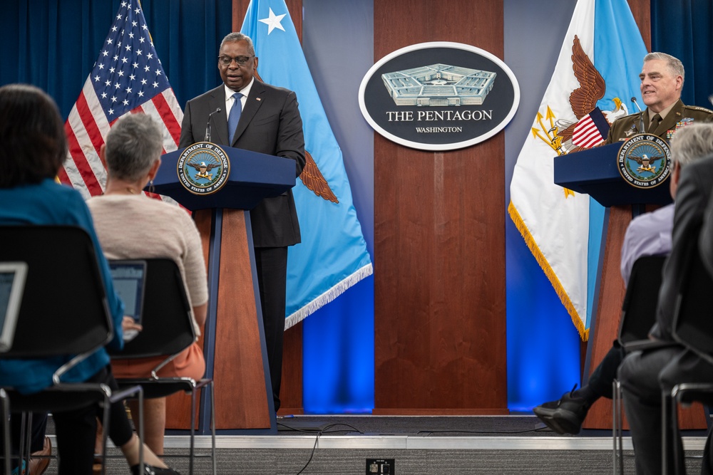 Secretary Austin, CJCS Milley host joint press conference