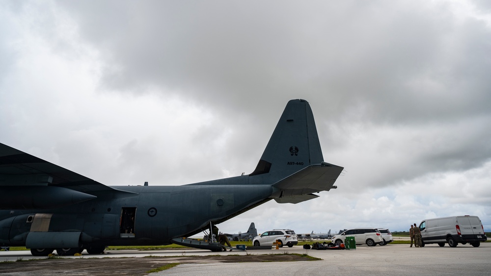 MG23: RAAF operates C-130J-30, enabling coalition AE training